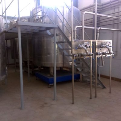 Бункерні електронні ваги 2014-09-04 м. Овруч Молочно-консервний завод Модернізація